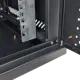 EServer 6U Шафа скло чорне