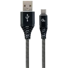 Cablexpert CC-USB2B-AMCM-1M-BW USB A - USB C 1м Кабель Cablexpert CC-USB2B-AMCM-1M-BW USB A - USB C 1м Кабель