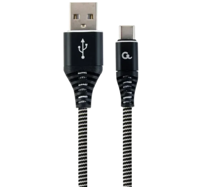 Cablexpert CC-USB2B-AMCM-1M-BW USB A - USB C 1м Кабель Cablexpert CC-USB2B-AMCM-1M-BW USB A - USB C 1м Кабель