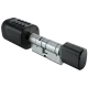 SEVEN LOCK SL-7774BF black (35-90мм) (цилиндр) Биометрический замок