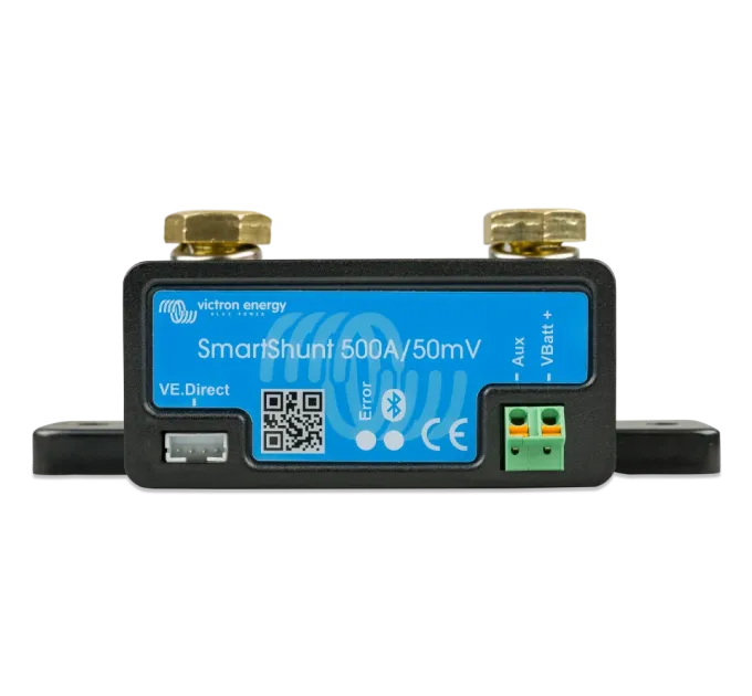 Victron Energy SmartShunt SHU050150050 500A/50mV Монитор батареи Victron Energy SmartShunt SHU050150050 500A/50mV Монитор батареи
