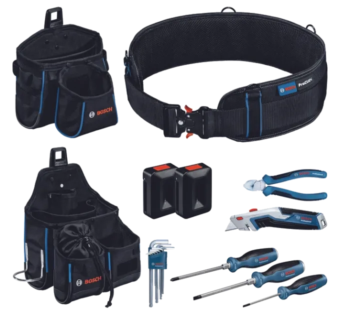 Bosch (1600A02H5C) Набор ручных инструментов с поясом Bosch (1600A02H5C) Набор ручных инструментов с поясом