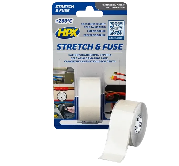 HPX SI2503 Stretch&Fuse 25мм х 3м Лента силиконовая вулканизирующая