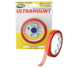 HPX UM1510 ULTRA MOUNT 15мм х 10м Стрічка двохстороння HPX UM1510 ULTRA MOUNT 15мм х 10м Стрічка двохстороння