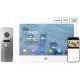 Neolight MEZZO Hybrid + PRIME FHD Silver з кутком Комплект відеодомофону