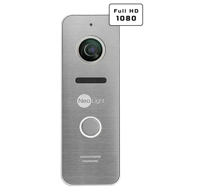 Neolight MEZZO Hybrid + PRIME FHD Silver з кутком Комплект відеодомофону