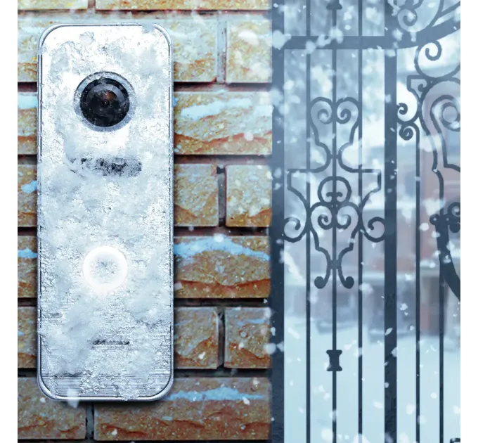 Neolight MEZZO Hybrid + PRIME FHD Silver з кутком Комплект відеодомофону