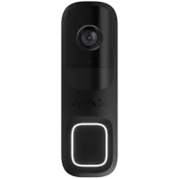 Ajax Doorbell black RAL 9005 Відеодзвінок