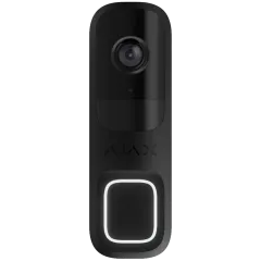 Ajax Doorbell black RAL 9005 Видеозвонок