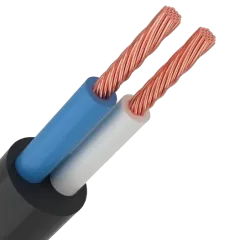 ПВСнг-вс(LS) 2х0,75 черный (Бухта 100м) Кабель силовой
