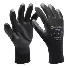 Wurth Black PU р.10 Перчатки монтажные