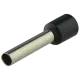 E6-12 чорний (100шт) Наконечник втулковий з ізоляцією