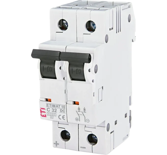 ЭТИ ETIMAT 10 DC 2p C 32A (6 kA) Автоматический выключатель