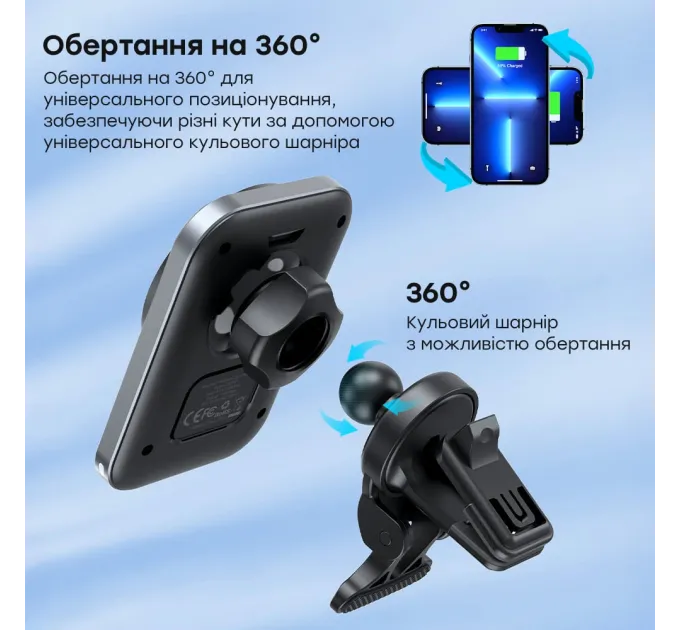 Choetech T206-F Black Автомобильное зарядное устройство