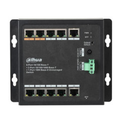 Dahua DH-PFS3111-8ET-96-F PoE Комутатор 8 портів некерований Dahua DH-PFS3111-8ET-96-F PoE Комутатор 8 портів некерований