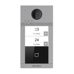 DS-KV8213-WME1(B) 2 Мп IP вызовная панель на 2 абонента c ИК подсветкой и Wi-Fi DS-KV8213-WME1(B) 2 Мп IP вызовная панель на 2 абонента c ИК подсветкой и Wi-Fi