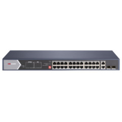 Hikvision DS-3E0528HP-E Hi-PoE Коммутатор 24 порта неуправляемый