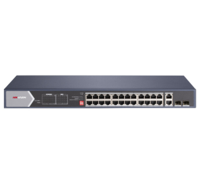 Hikvision DS-3E0528HP-E Hi-PoE Коммутатор 24 порта неуправляемый