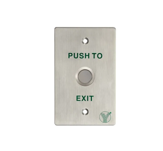 Yli Electronic PBK-814D(LED) (металл) Контактная кнопка выхода Yli Electronic PBK-814D(LED) (металл) Контактная кнопка выхода
