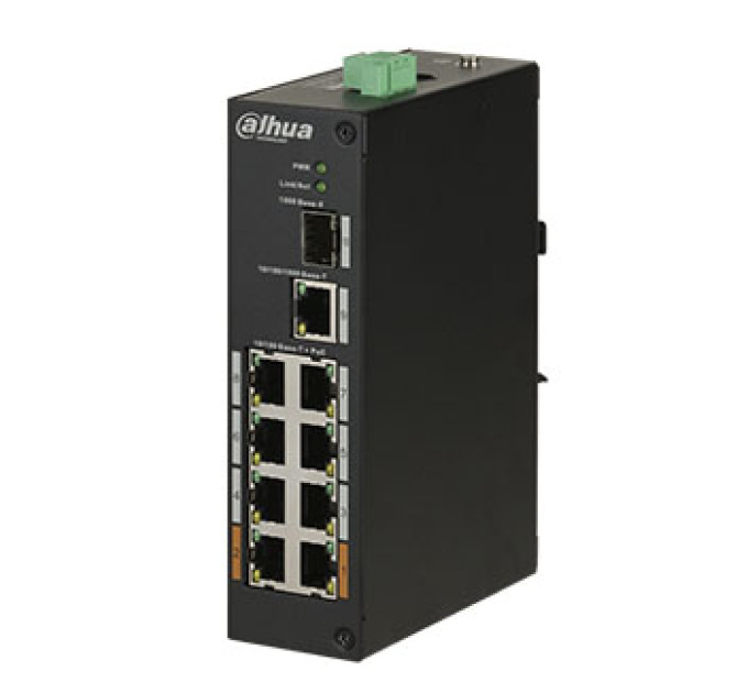 Dahua DH-PFS3110-8ET-96 POE Коммутатор 8 портов неуправляемый Dahua DH-PFS3110-8ET-96 POE Коммутатор 8 портов неуправляемый
