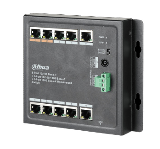 Dahua DH-PFS3111-8ET-96-F PoE Комутатор 8 портів некерований