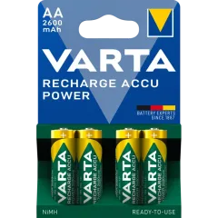 VARTA PROF ACCU 2600mAh BLI 4 NI-MH Аккумулятор AA VARTA PROF ACCU 2600mAh BLI 4 NI-MH Аккумулятор AA