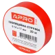 APRO 0.14х17 мм 20 м Iзоляцiйна стрiчка червона