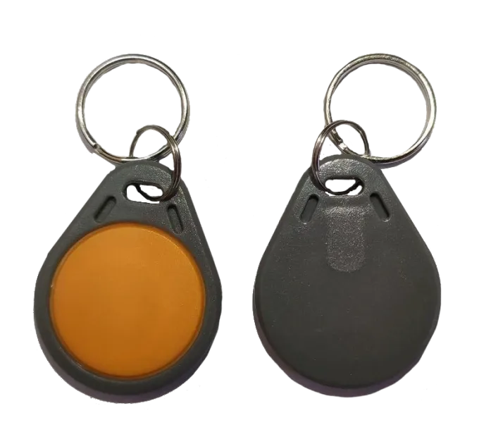 KEYFOB EM Grey/Yellow RFID брелок