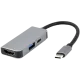 Cablexpert A-CM-COMBO3-02 USB-C 3-в-1 (USB/HDMI/PD) Док станція