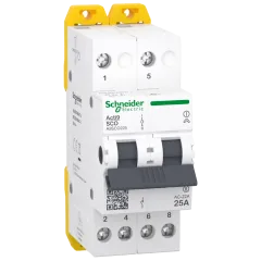 Schneider Electric iSSW Acti9 2P 25 A Переключатель 3-х позиционный Schneider Electric iSSW Acti9 2P 25 A Переключатель 3-х позиционный