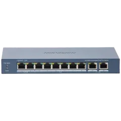 Hikvision DS-3E0310HP-E(C) POE Коммутатор 10 портов неуправляемый Hikvision DS-3E0310HP-E(C) POE Коммутатор 10 портов неуправляемый