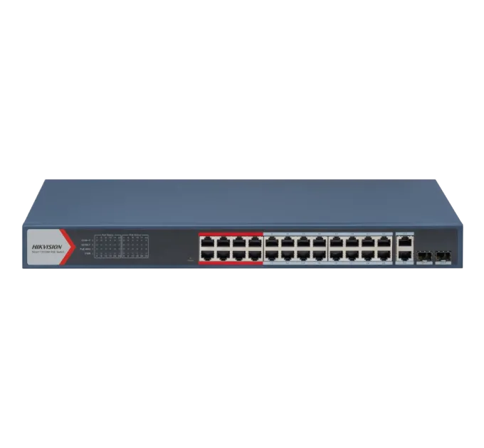 Hikvision DS-3E1326P-EI(B) POE Коммутатор 26 портов управляемый