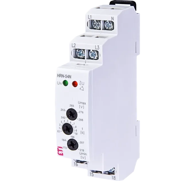 ЕТІ HRN-54N 3x400/230AC Реле контролю напруги і послід. фаз ЕТІ HRN-54N 3x400/230AC Реле контролю напруги і послід. фаз