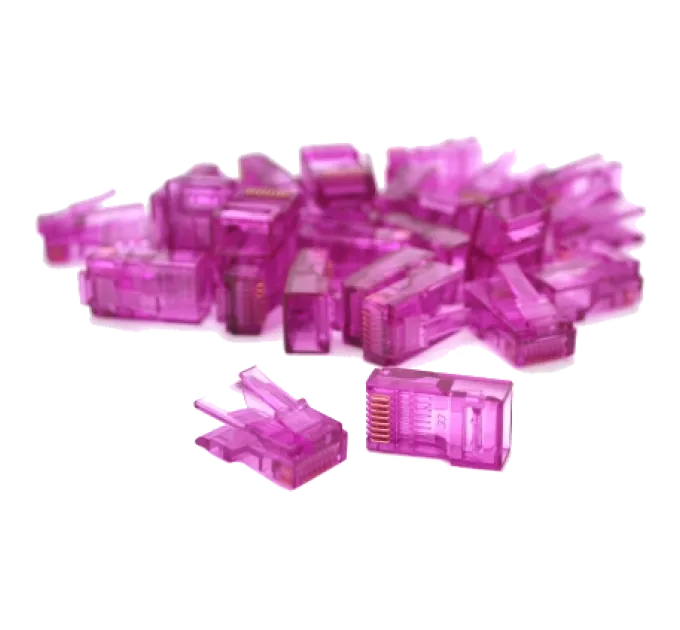 Ritar RJ-45 8P8C UTP Cat-5 (100 шт/уп.) Q100 Violet Конектор