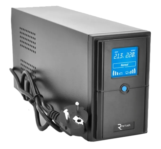 Ritar E-RTM800 ELF-D LCD (480W) Джерело безперебійного живлення