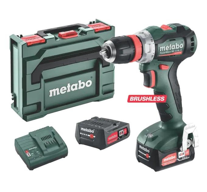 Metabo PowerMaxx BS 12 BL Q 12V 2x2Ah Li-Power (601045500) Аккумуляторная бесщеточная дрель-шуруповерт Metabo PowerMaxx BS 12 BL Q 12V 2x2Ah Li-Power (601045500) Аккумуляторная бесщеточная дрель-шуруповерт