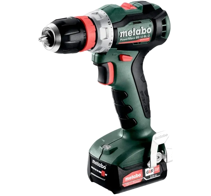 Metabo PowerMaxx BS 12 BL Q 12V 2x2Ah Li-Power (601045500) Аккумуляторная бесщеточная дрель-шуруповерт