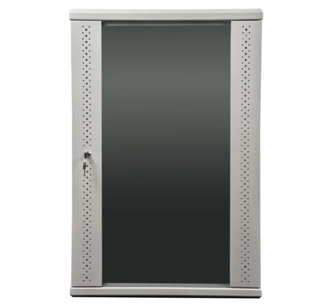 EServer 18U 600х500х907 скло, сіра Шафа