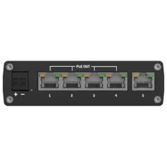 Teltonika TSW101 POE+ для использования в транспорте Коммутатор 5 портов неуправляемый