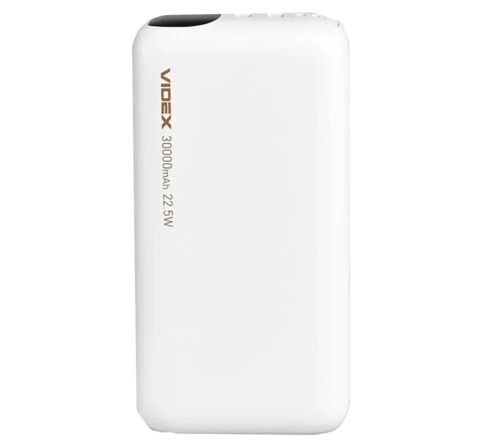 VIDEX VPB-297 22.5W White 30000mAh Повербанк