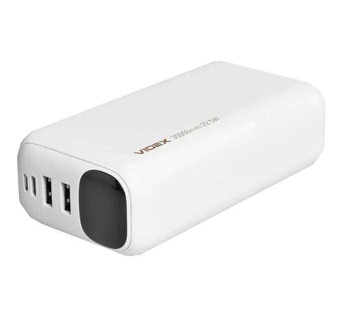 VIDEX VPB-297 22.5W White 30000mAh Повербанк