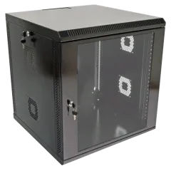 19"12U, 600х500х640 мм Шкаф акриловое стекло, черный