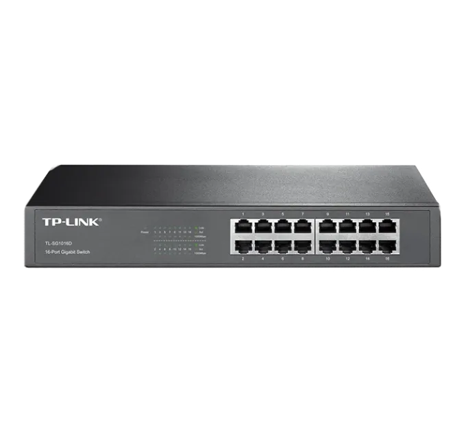 TP-LINK TL-SG1016D Коммутатор 16 портов неуправляемый