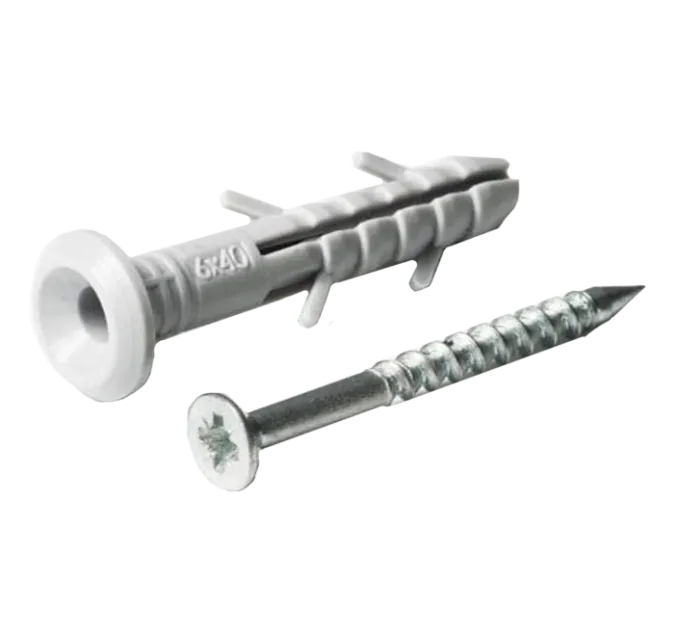 APRO SMTG-60060-C Дюбель-цвях швидкого монтажу поліетиленовий гриб 6х60 (пач. 100 шт.)