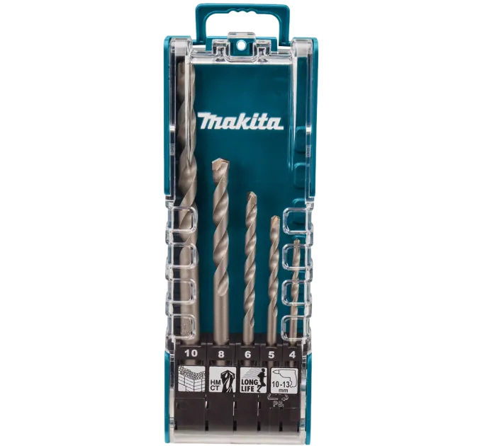 Makita (E-11536) Набор сверл бетона 5 шт long Life Makita (E-11536) Набор сверл бетона 5 шт long Life
