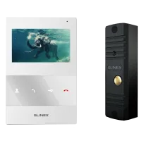 Slinex SQ-04M(White) + ML-16НR(Black) Комплект відеодомофона