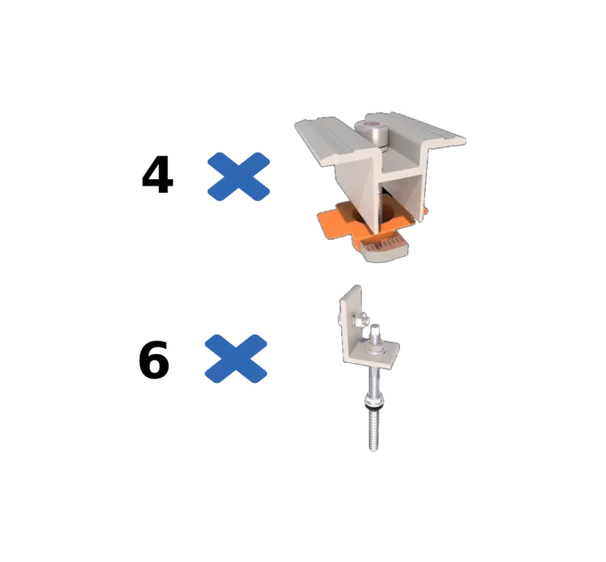 MetalTile IV Комплект креплений к металлочерепице