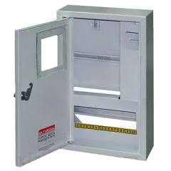 E.NEXT e.mbox.stand.n.f3.12.z.e Шафа металева, під 3-ф. електронний лічильник, 12 мод., навісна, з замком