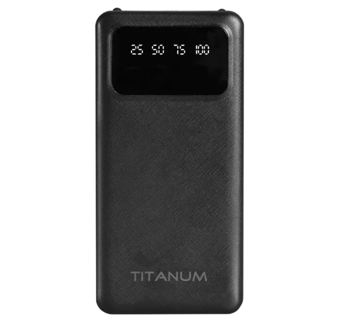TITANUM OL03 Black 30000mAh Повербанк TITANUM OL03 Black 30000mAh Повербанк
