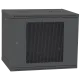 IPCOM 9U 600x450 Шафа телекомунікаційна двері перф (чорна)